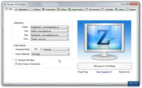 Zscreen config