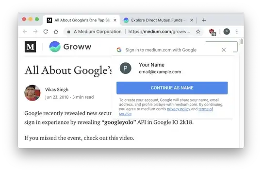 Sign in to medium.com with Google: