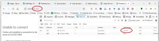 Testing the 301 was cached