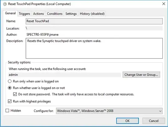 Filling out the task.