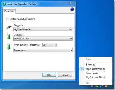 Power Switch Taskbar Utility