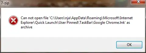7Zip cannot open file