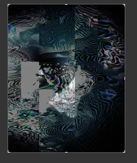 Photo of screen problem