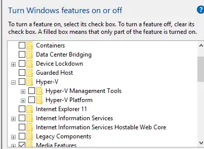 Hyper-V is turned off