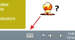Windows 8 "Touch Keyboard" toolbar icon