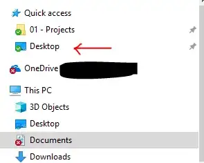 (see red arrow in attached image)