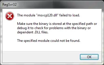 System showing specified dll.application extension not found
