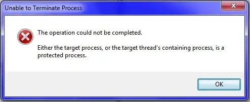 This is the error I got