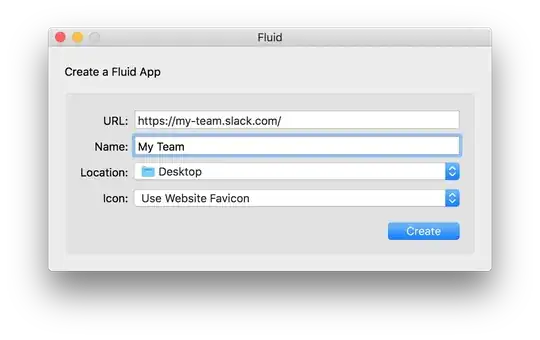 Fluid app setup
