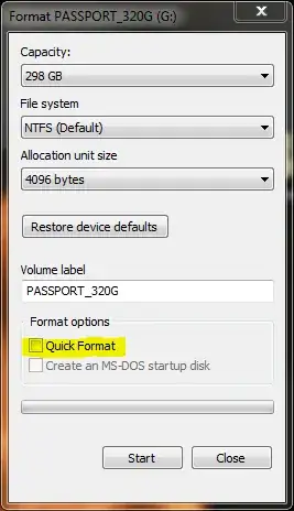 format checkbox