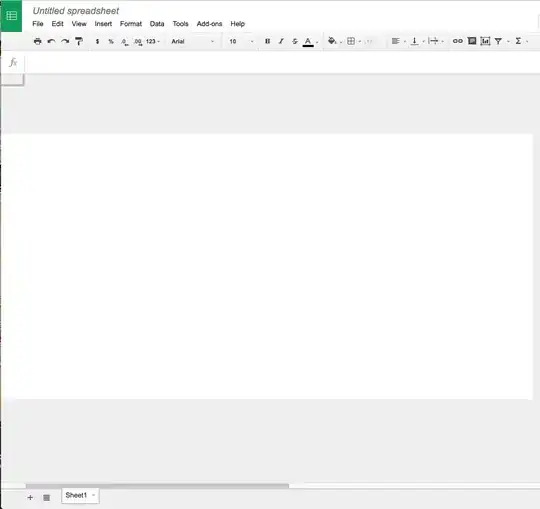 What my google spreadsheets looks like :( 