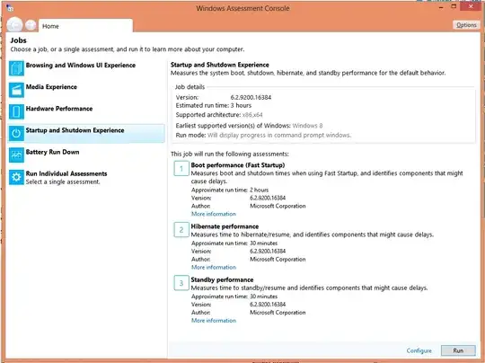 Windows Assessment Console