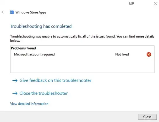 Microsoft account required