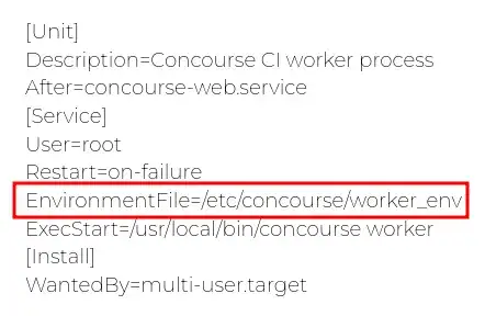 Unit file for Concourse Web Node