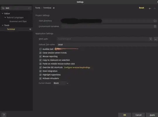 disabling the audible bell