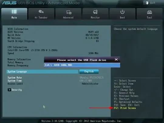 Example on an ASUS mainboard