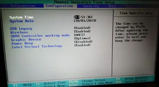 Configuration Menu