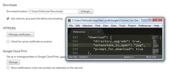 The button does not appear.