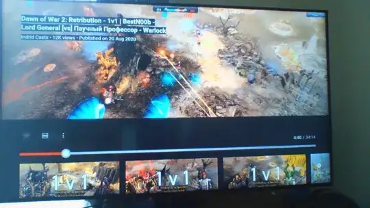 Youtube black background Samsung TV