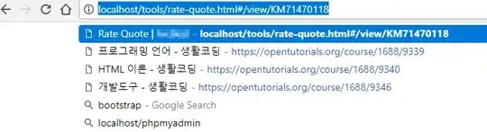Address bar suggestions