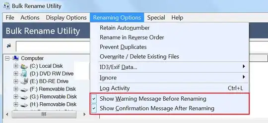 Notification Dialog Box Options - Bulk Rename Utility - Screenshot