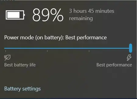 Battery Mode
