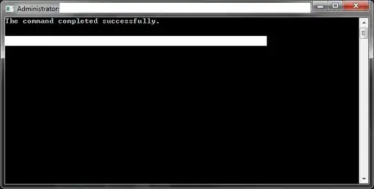 indicates the command executed as it should