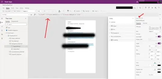 PowerApp Screenshot Link