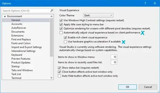 Visual Studio Settings