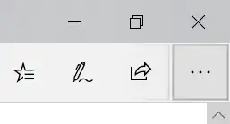 "..." / "Settings and more" menu button