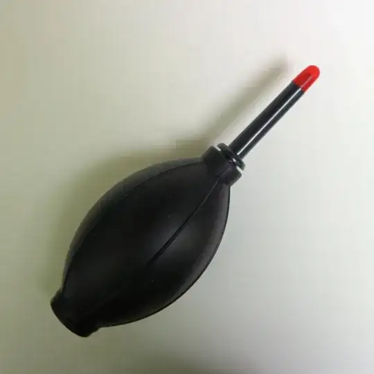 Rubber air pump dust blower
