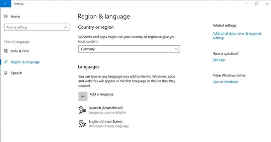 Language Settings