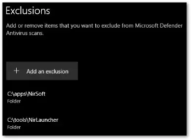 folder C:\apps\NirSoft