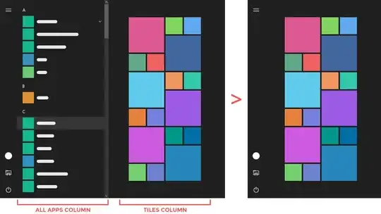 With VS without all apps