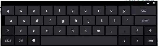 Windows 8 touch keyboard