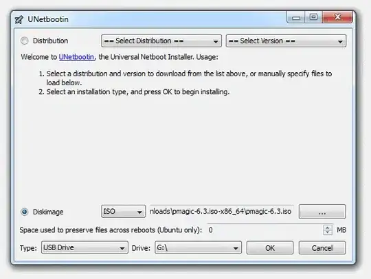 UNetbootin selecting an ISO image