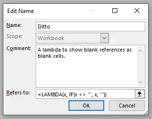 Writing a lambda in the name manager