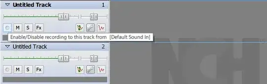 Enable recording from tracks 1 and 2