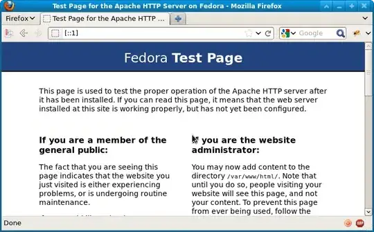 Fedora Test Page on ::1