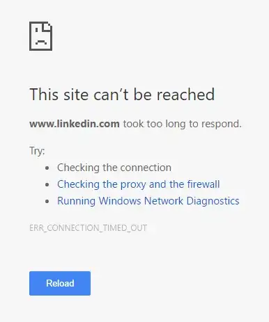 This site can't be reached