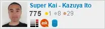 profile for Kai - Kazuya Ito on Stack Exchange, a network of free, community-driven Q&A sites