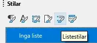 Selecting List styles