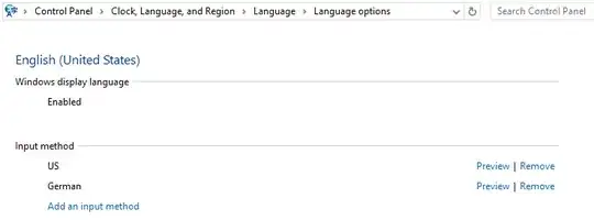 control panel for keyboards
