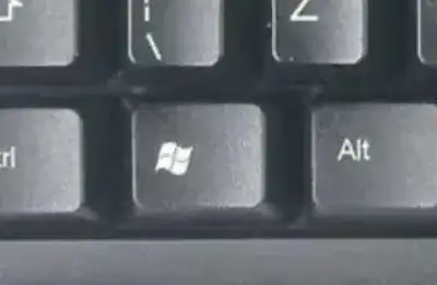 Windows key shot
