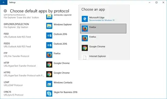 setting default protocol