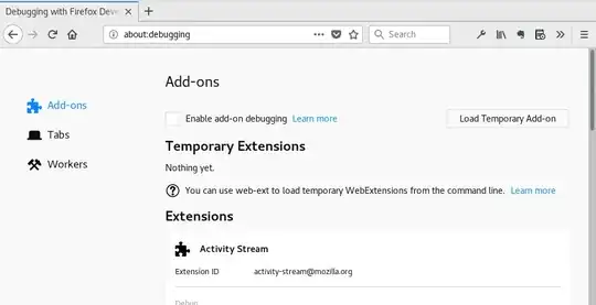 about:debugging "Enable add-on debugging" checkbox in context