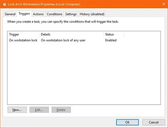 Task Scheduler window