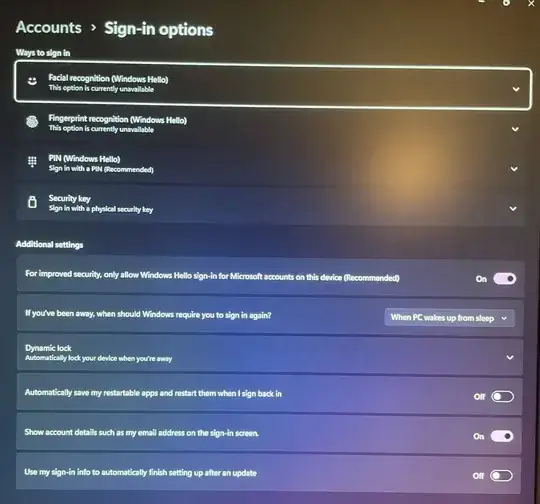 Sign-on screenshot