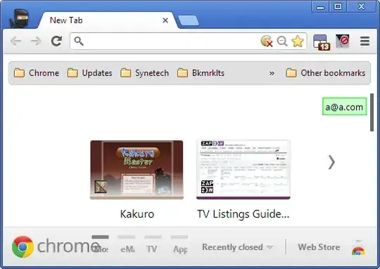 Screenshot of default look of NTP
