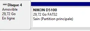 SD card recognized without drive letter